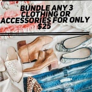***Bundle any 3 items and only pay $25***